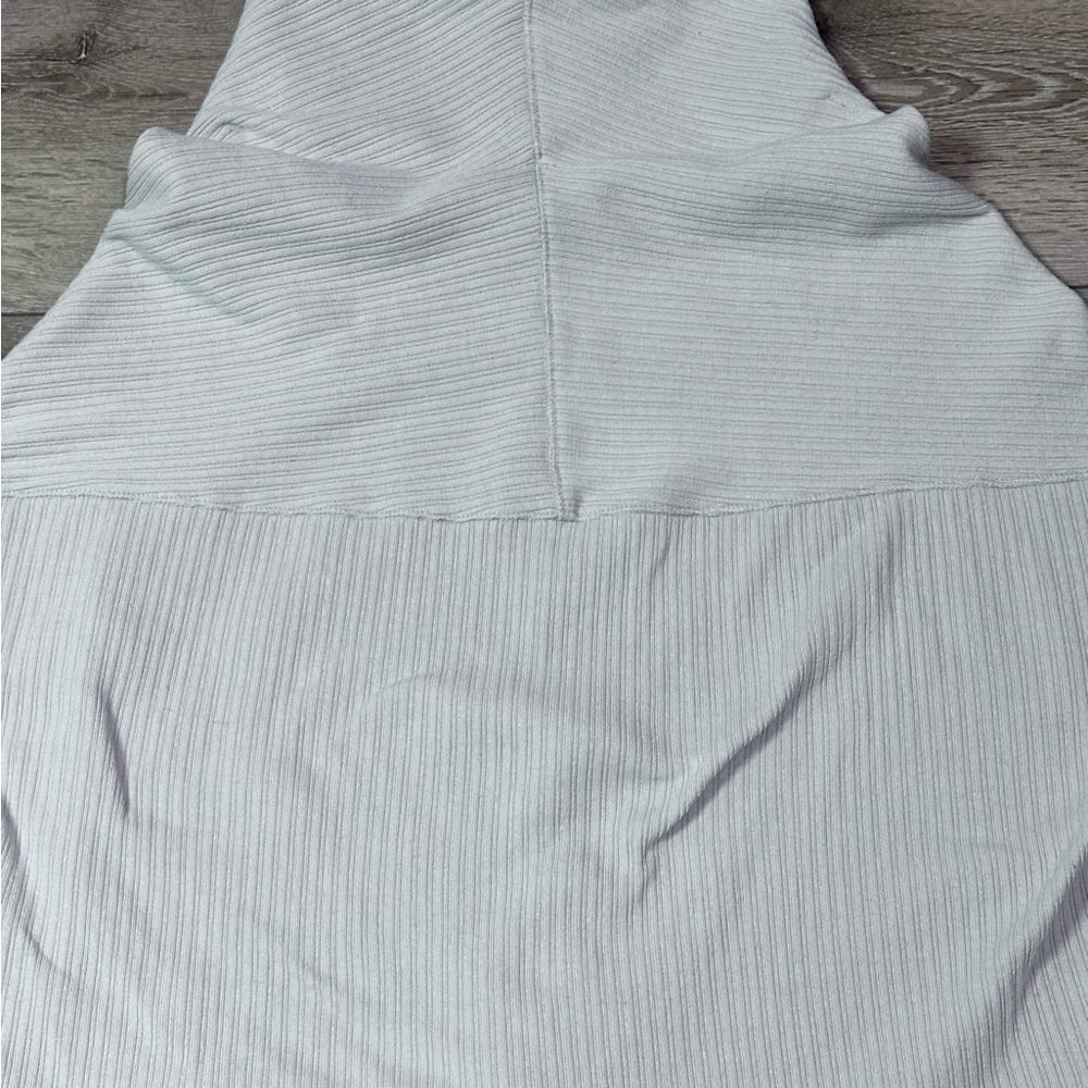 Free People Beach Ribbed Mock Neck Drop Shoulder Sweater - Picture 11 of 11